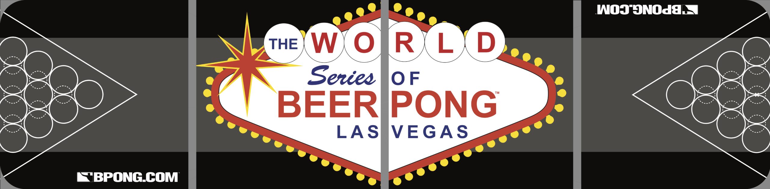 BPONG® WSOBP Las Vegas Sign Table 8FT BPONG
